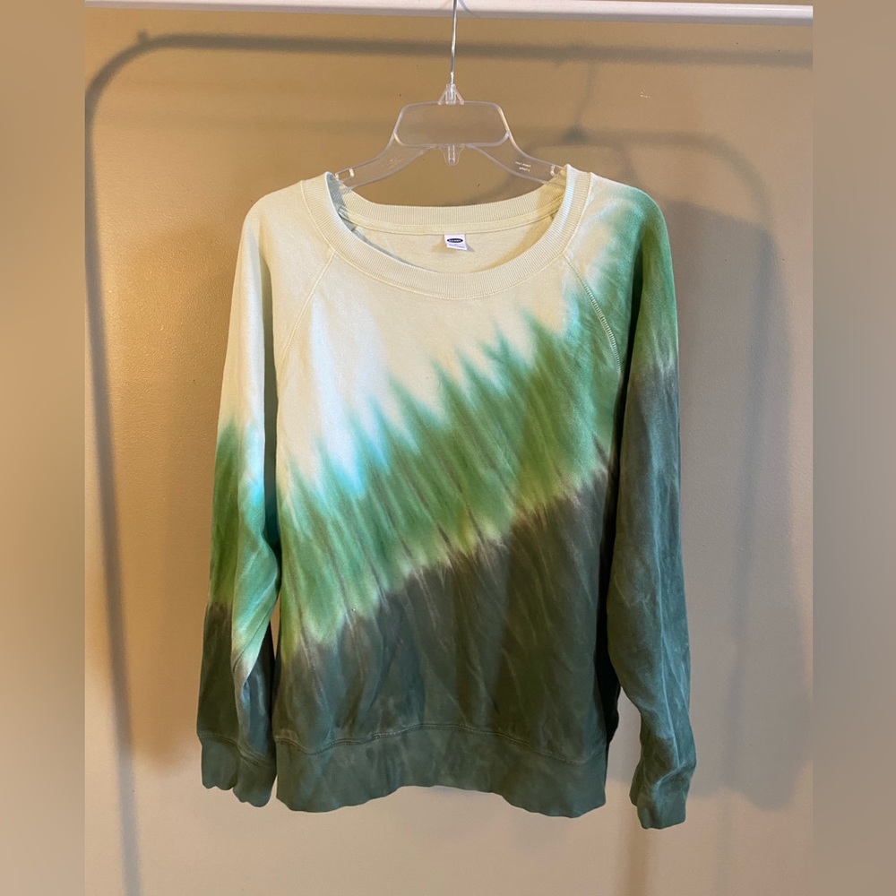 Tie dye crew neck